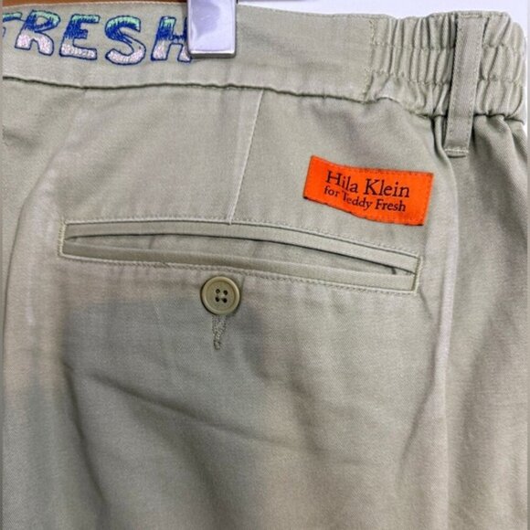 Teddy Fresh Embroidered Khaki Pants – Size 36 - Picture 5 of 13